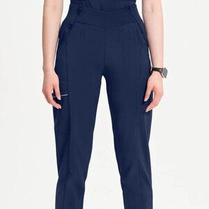Cherokee Infinity Women's Navy Elastic Waistband Jogger Scrub Pant